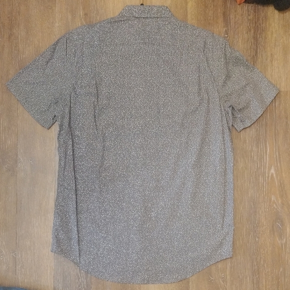 Michael Kors Gray Button Down Shirt Regular Fit - Picture 3 of 3